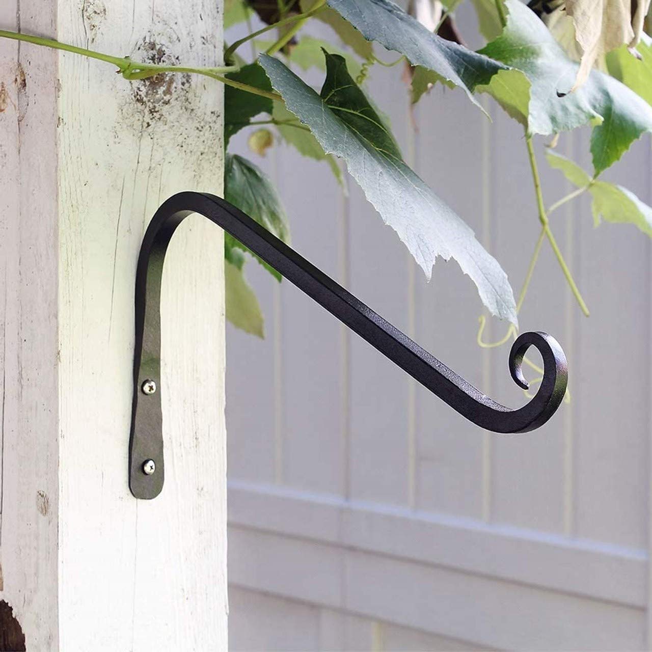 Wall Hook Hanging Plant Bracket - Metal Wall Plant Hooks for Home Decor  Plant Hangers for Bird Feeders, Planters, Flower Baskets, Wind Indoor  Outdoor