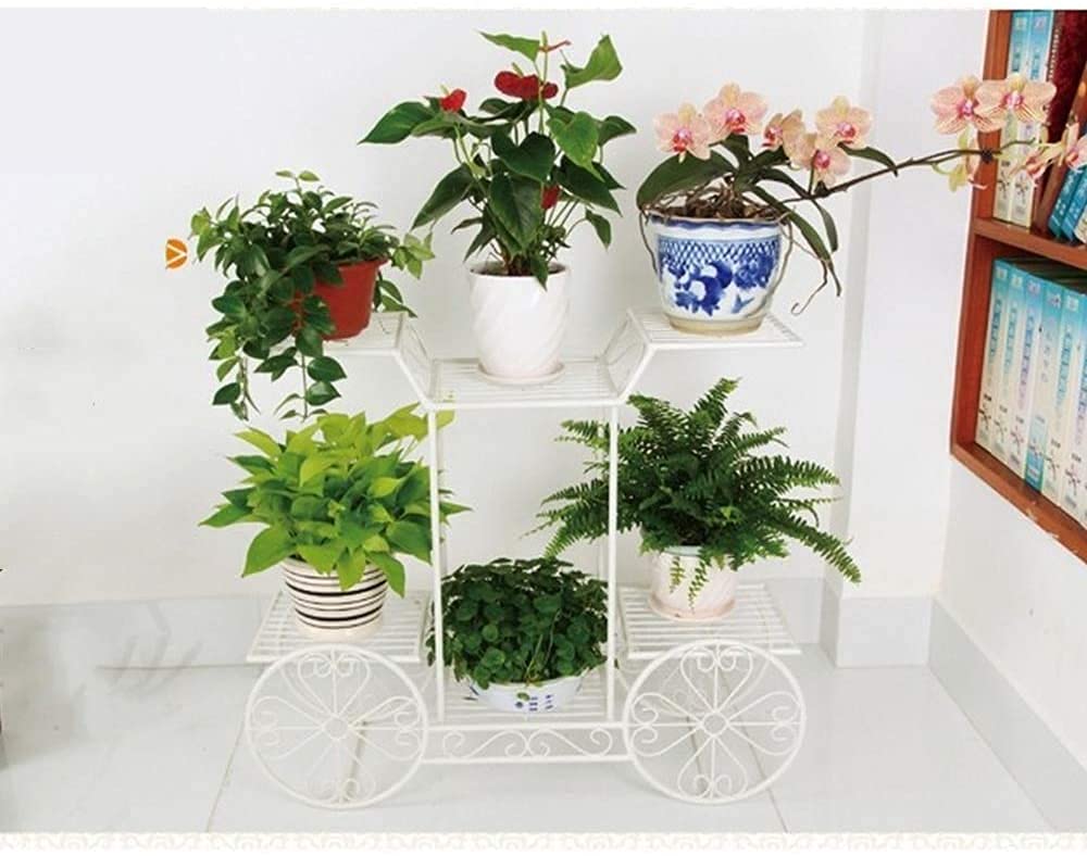 Plant Stand Flower Pot Stand for Balcony Living Room Outdoor Indoor Plants Plant Holder Home Decor Item Dime Store
