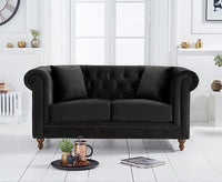 Thumbnail for Wooden 2 Seater Chesterfield Sofa for Livingroom, Bedroom & Office | Modern Arm Chesterfield Sofa for Hallway Dime Store