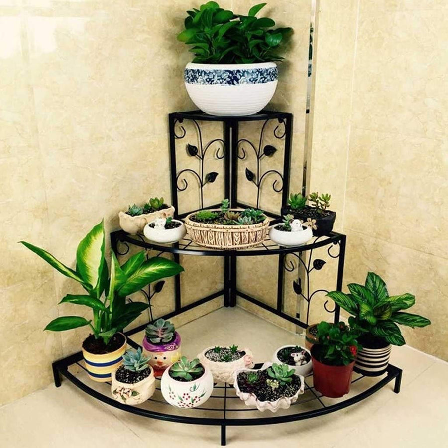 Plant Stand Flower Pot Stand for Balcony Living Room Home Decor Room Decor Outdoor Indoor Plants Corner Stand Dime Store