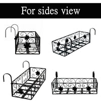 Thumbnail for Dime Store Hanging Basket for Railing Fence Over The Balcony Grill Rack Terrace Railing Basket, Plant Hanging Holder Indoor Outdoor Plant Stand Dime Store