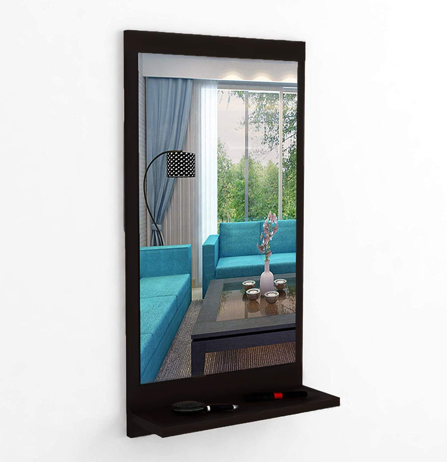 Wall Mirror with Shelf for Living Room Bedroom Dressing Mirror for Wall Decor Dime Store