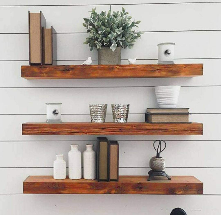 Floating Shelf Wall Mount Wall Shelves for Living Room Bedroom Storage Shelf for Home Décor Items Dime Store