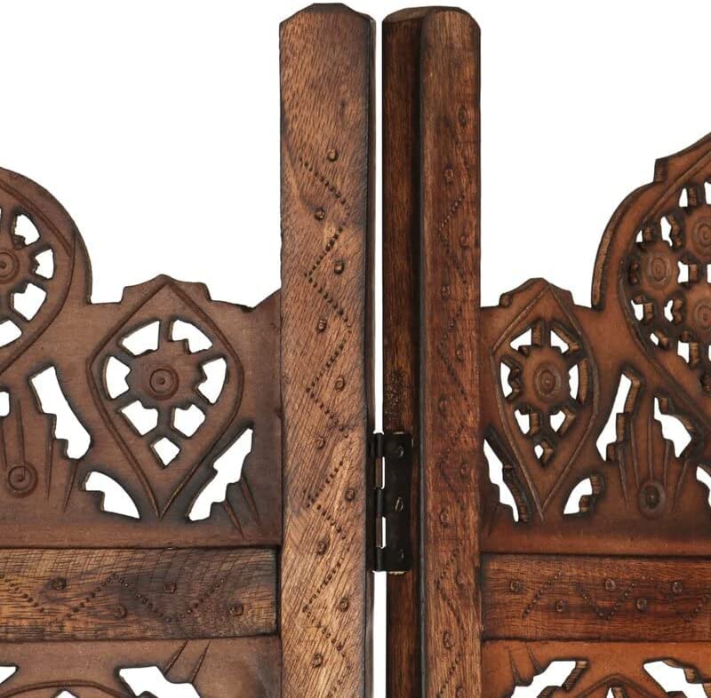 Wooden Room Partition for Living Room | Wooden Screen Separator | Wooden Room Wall Divider | Wooden Hall Partition Dime Store