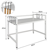 Thumbnail for Universal Microwave Stand Oven Stand for Counter Top and Wall Mount Kitchen Shelf Organizer Dime Store