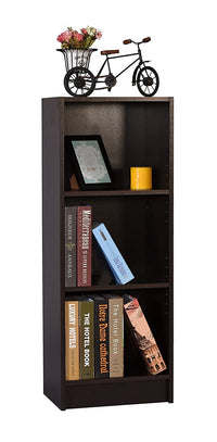 Thumbnail for Dime Store Engineered Wood Book Shelf Book Case Storage Rack for Home Office Library (3 Tier) Dime Store