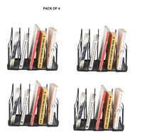 Thumbnail for Vertical Desk File Holder Heavy Duty 5 Sections File Rack - Assembled Docomeent Letter Paper Organizer Sorter Rack Dime Store