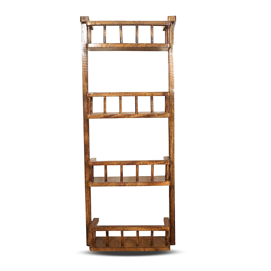 4 Tier Adjustable Hanging Fridge Side Storage Rack Kitchen Organiser Wall Mount Wall Shelf Dime Store