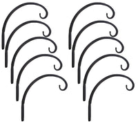 Thumbnail for Wall Hook Hanging Plant Bracket - Metal Wall Plant Hooks for Home Decor Plant Hangers for Bird Feeders, Planters, Flower Baskets, Wind Indoor Outdoor Dime Store