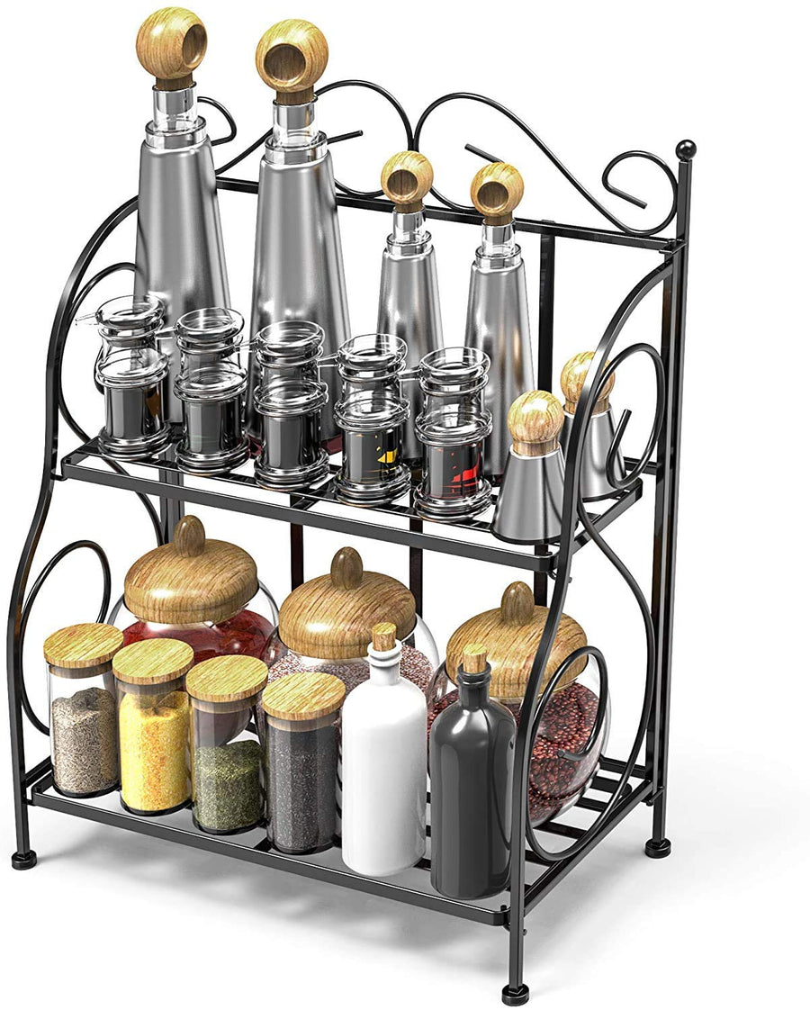 Spice Rack Kitchen Rack for Kitchen Storage Accessories/Bathroom Shelf Dime Store