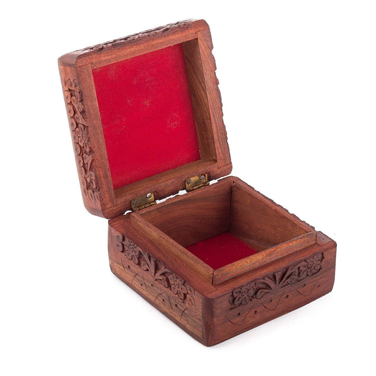 Wooden Handmade Small Jewelry Box Storage Organizer ,Vanity Box Gift Item | Ring , Earing Box Dime Store