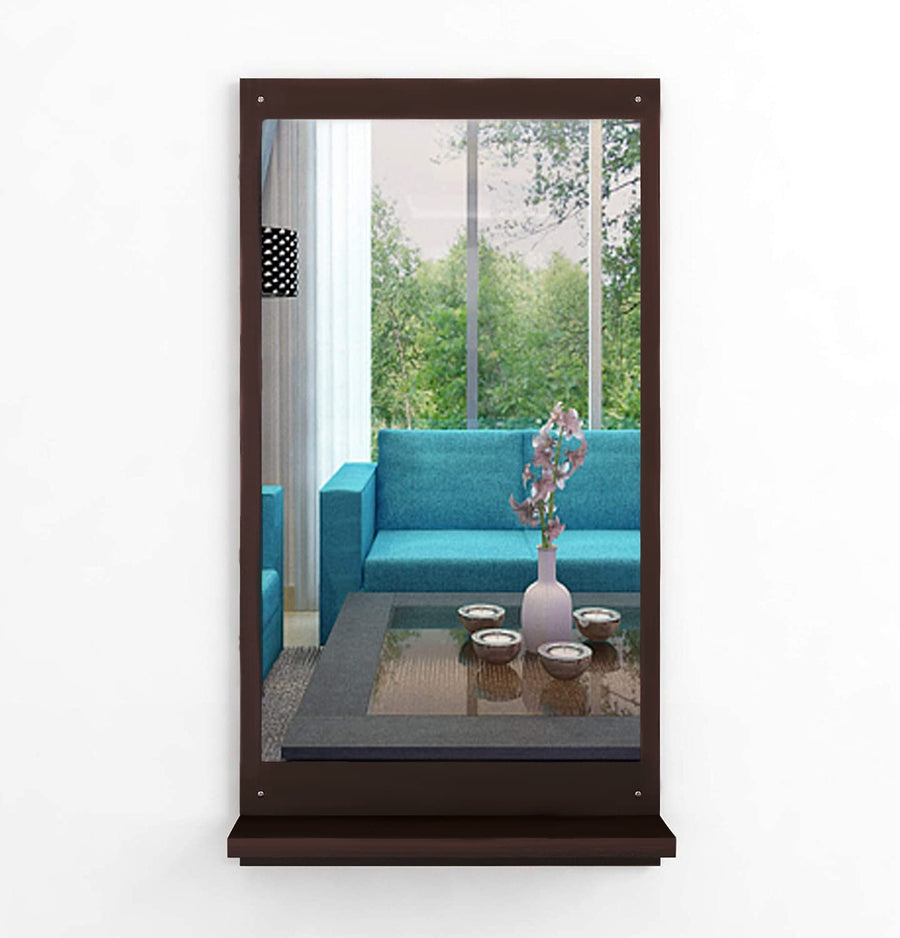 Wall Mirror with Shelf for Living Room Bedroom Dressing Mirror for Wall Decor Dime Store