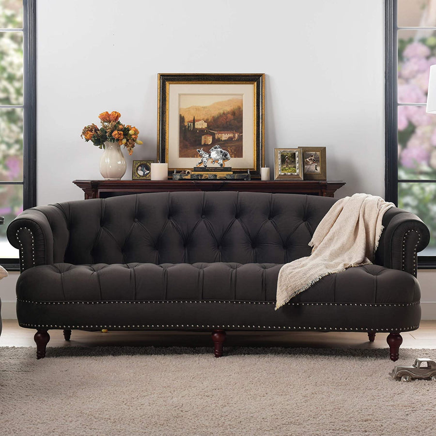 Wooden Handmade Large 3 Seater Chesterfield Sofa Modern Design Sofa for Livingroom  & hallway | Sofa for Bedroom | Home Furniture Decorative Sofa Dime Store