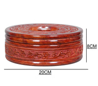 Thumbnail for Wooden Handmade Carving work Chapati Box Serving , Hot Pot Casserole for Kitchen Decoration Tableware Dime Store