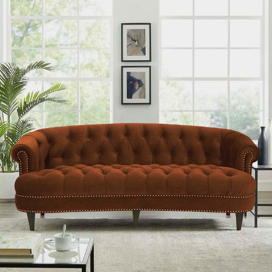 Wooden Handmade Large 3 Seater Chesterfield Sofa Modern Design Sofa for Livingroom  & hallway | Sofa for Bedroom | Home Furniture Decorative Sofa Dime Store