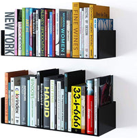 Thumbnail for Wall Mount Shelf Book CD DVD Storage Display Bookcase Book Shelf MDF Dime Store