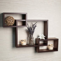 Thumbnail for Interlock Wall Mount Wall Shelf Three Shelves for Living Room Dime Store