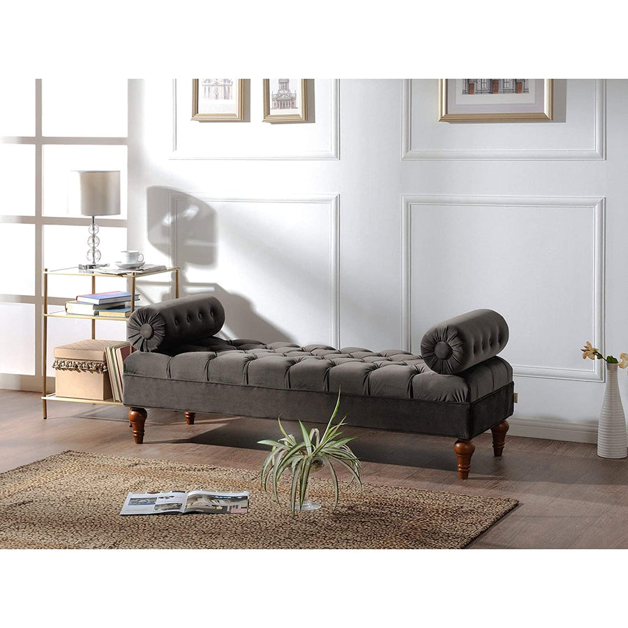 Wooden Bolstered Lounge Entryway Bench Three Seater Sofa diwan Couch Lounger Lounge diwan Settee for Living Room Sofa Set Dime Store