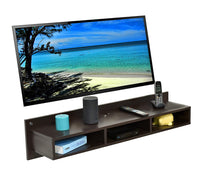 Thumbnail for Wooden Wall Mounted TV Unit Cabinet for Wall | Set Top Box Stand For Living Room Dime Store