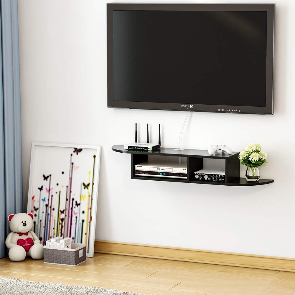 Wall Mounted TV Unit, TV Cabinet for Wall | Set top box stand holder Dime Store